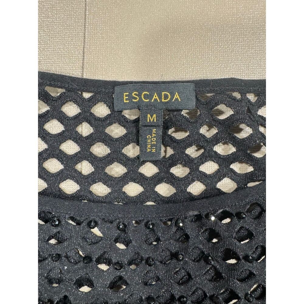 Escada Beaded Knit Top - Picture 3 of 9